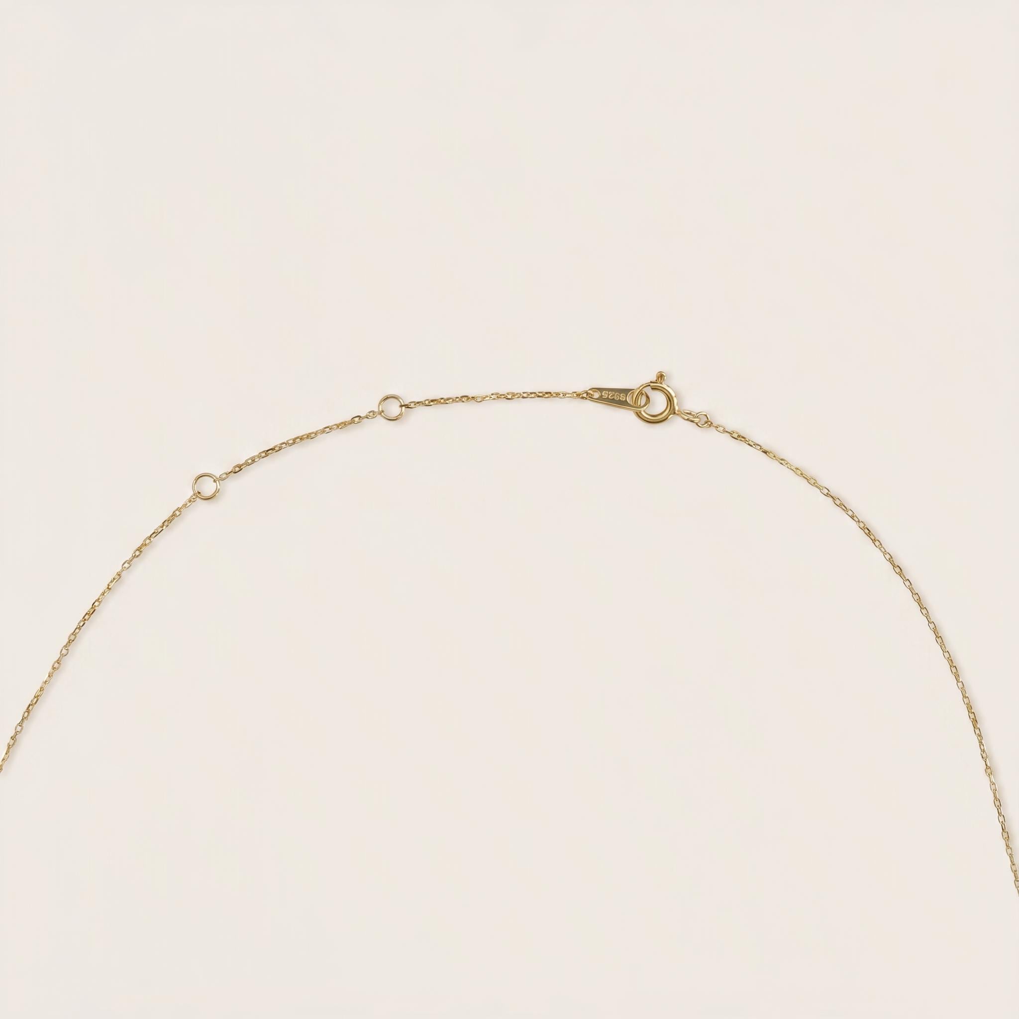 Pavé Drop Lariat Necklace: Sterling Silver or Gold Plated, Adjustable Y Chain